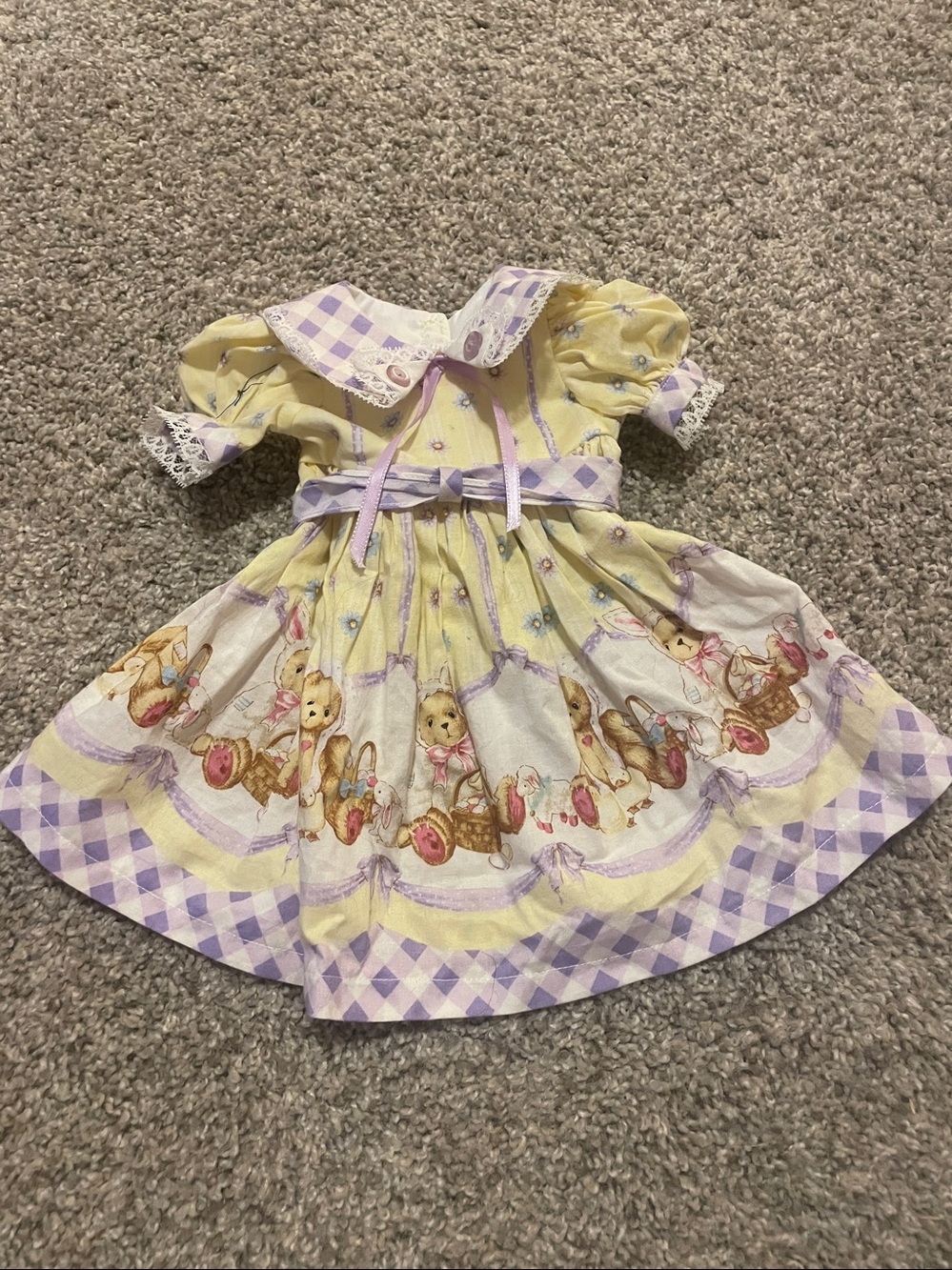 Daisy Kingdom Doll Dress Cherished Teddies Easter 17-19” VTG Doll Clothes